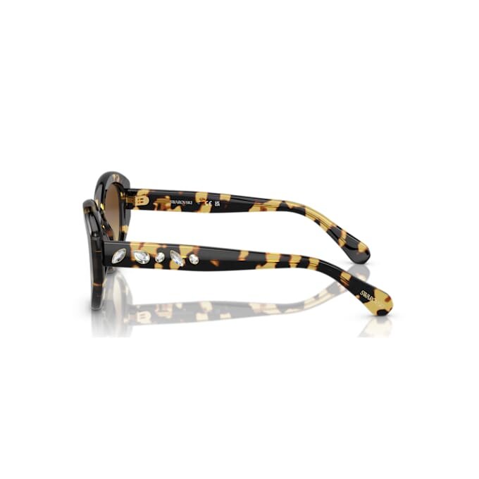 Ochelari de soare în formă de ochi de pisică, Sk6008, maro Ochelari de soare în formă de ochi de pisică, Sk6008, maro