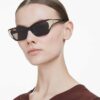 Ochelari de soare în formă de ochi de pisică, Sk6029, maro Ochelari de soare în formă de ochi de pisică, Sk6029, maro