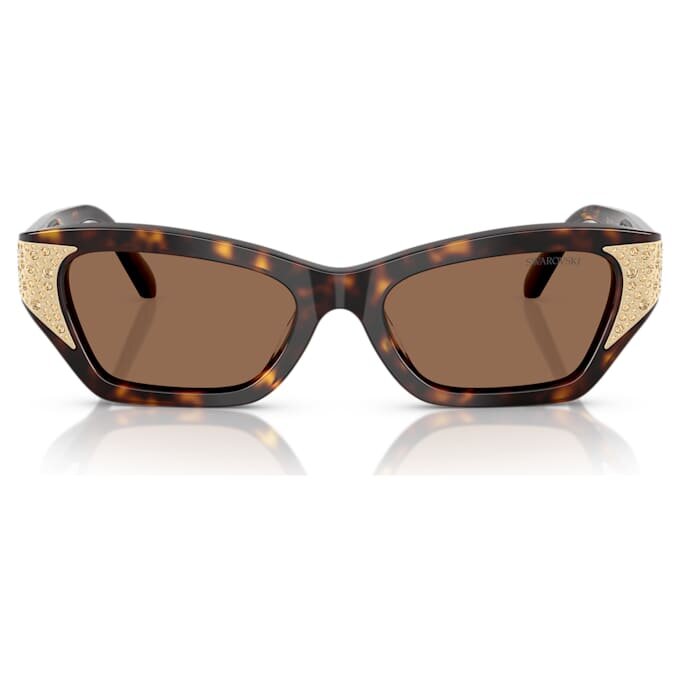 Ochelari de soare în formă de ochi de pisică, Sk6029, maro Ochelari de soare în formă de ochi de pisică, Sk6029, maro