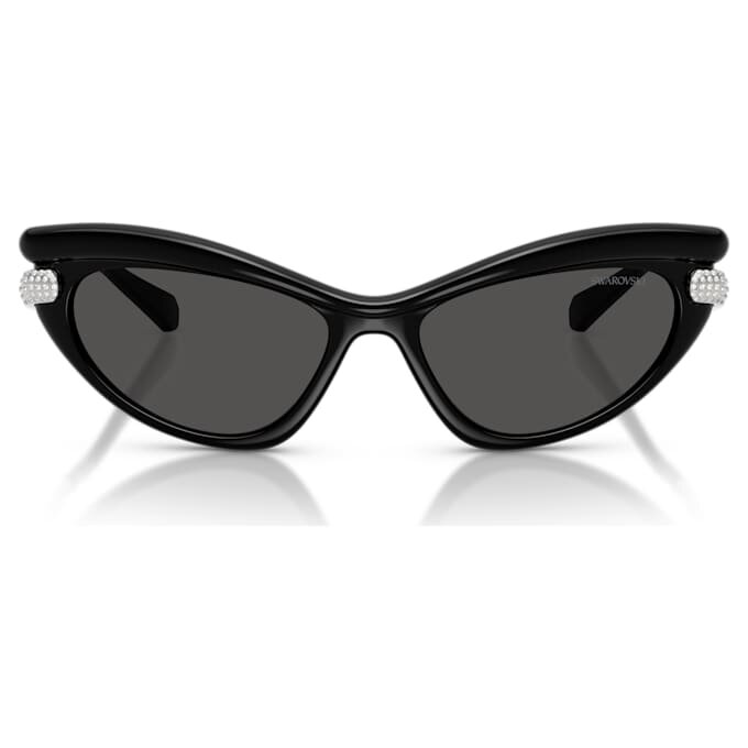Ochelari de soare în formă de ochi de pisică, Sk6038, negri Ochelari de soare în formă de ochi de pisică, Sk6038, negri