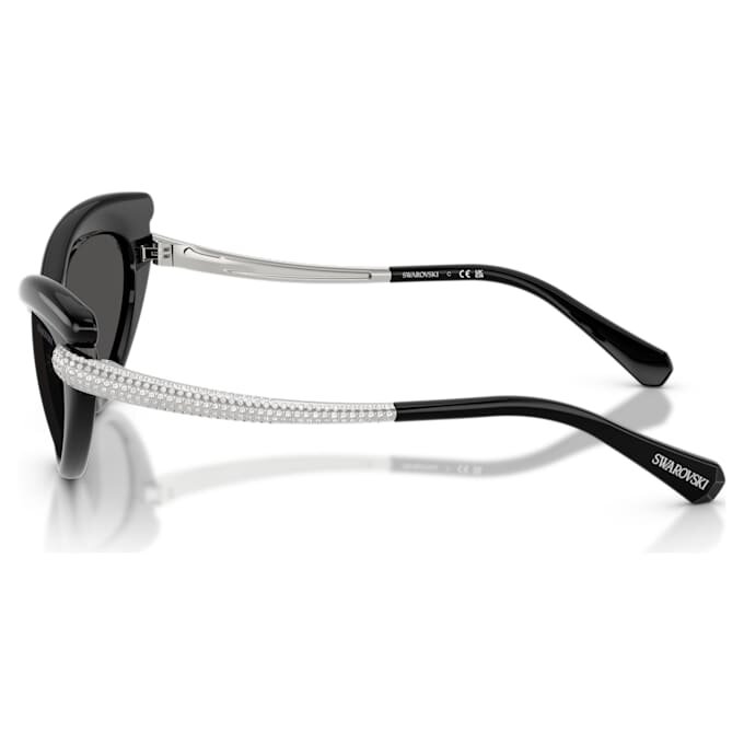 Ochelari de soare în formă de ochi de pisică, Sk6038, negri Ochelari de soare în formă de ochi de pisică, Sk6038, negri
