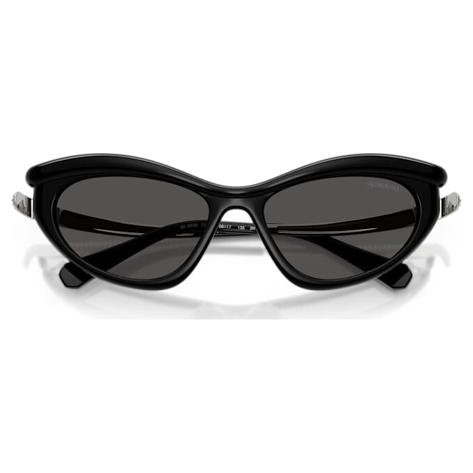 Ochelari de soare în formă de ochi de pisică, Sk6038, negri Ochelari de soare în formă de ochi de pisică, Sk6038, negri