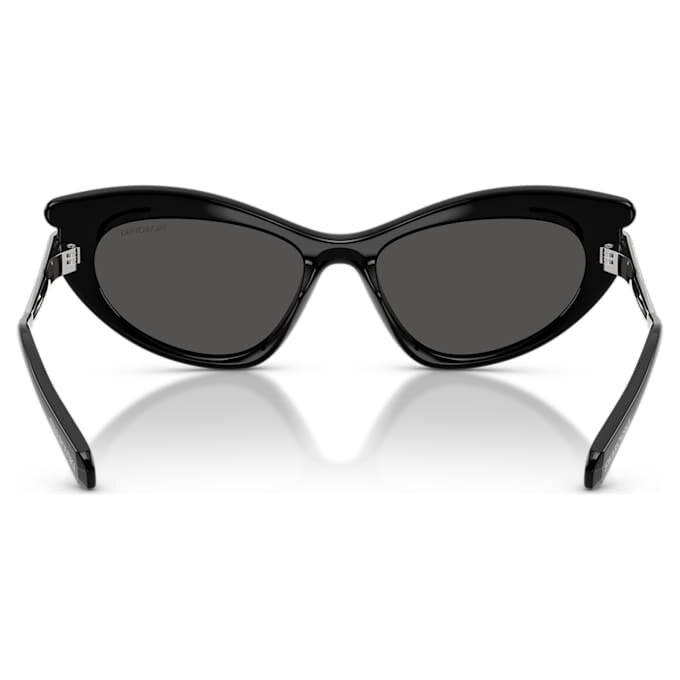 Ochelari de soare în formă de ochi de pisică, Sk6038, negri Ochelari de soare în formă de ochi de pisică, Sk6038, negri
