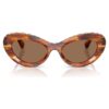 Ochelari de soare în formă de ochi de pisică, Sk6061U, maro Ochelari de soare în formă de ochi de pisică, Sk6061U, maro