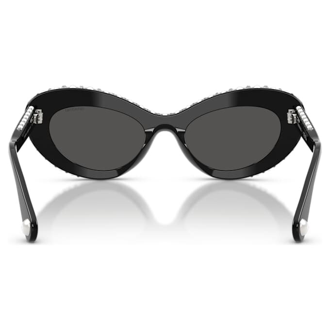 Ochelari de soare în formă de ochi de pisică, Sk6061U, negri Ochelari de soare în formă de ochi de pisică, Sk6061U, negri