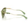 Ochelari de soare în formă de ochi de pisică, Sk7039, nuanță aurie Ochelari de soare în formă de ochi de pisică, Sk7039, nuanță aurie