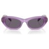 Ochelari de soare în formă de pernă, violet Ochelari de soare în formă de pernă, violet