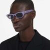 Ochelari de soare în formă de pernă, violet Ochelari de soare în formă de pernă, violet