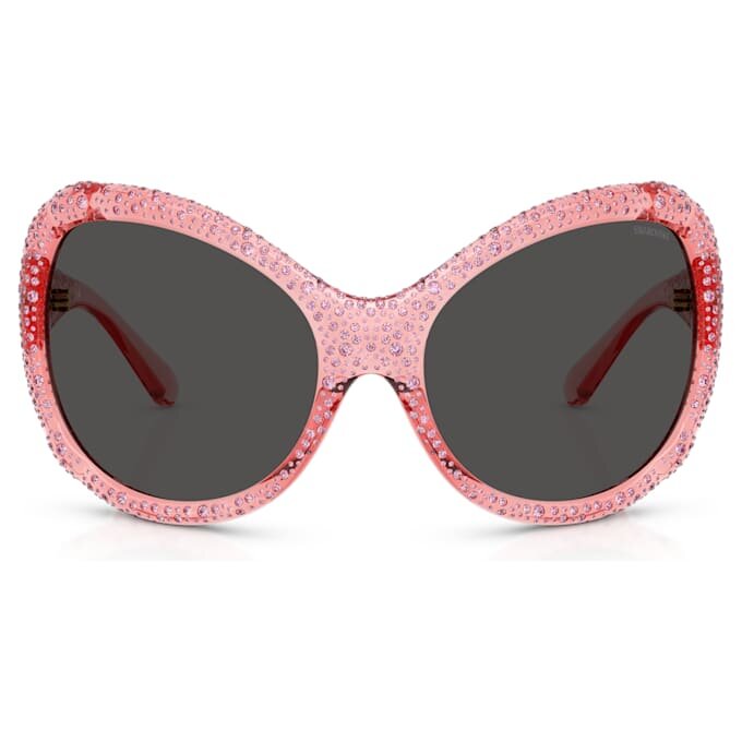 Ochelari de soare supradimensionați, formă „ochi de pisică”, Sk6052, roz Ochelari de soare supradimensionați, formă „ochi de pisică”, Sk6052, roz