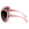 Ochelari de soare supradimensionați, formă „ochi de pisică”, Sk6052, roz Ochelari de soare supradimensionați, formă „ochi de pisică”, Sk6052, roz