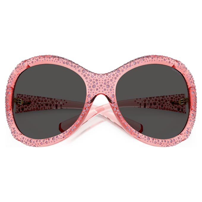Ochelari de soare supradimensionați, formă „ochi de pisică”, Sk6052, roz Ochelari de soare supradimensionați, formă „ochi de pisică”, Sk6052, roz