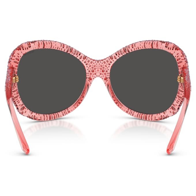 Ochelari de soare supradimensionați, formă „ochi de pisică”, Sk6052, roz Ochelari de soare supradimensionați, formă „ochi de pisică”, Sk6052, roz