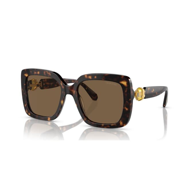 Ochelari de soare supradimensionați, formă pătrată, SK6001, maro Ochelari de soare supradimensionați, formă pătrată, SK6001, maro