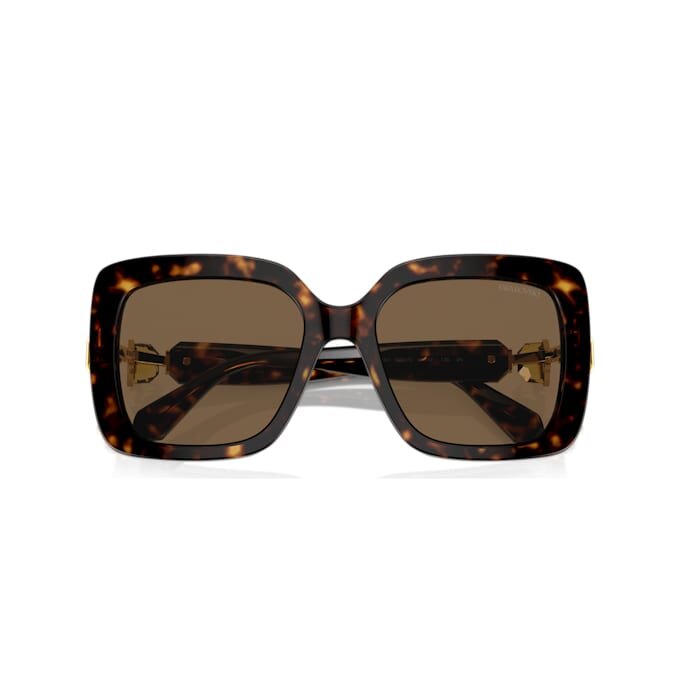 Ochelari de soare supradimensionați, formă pătrată, SK6001, maro Ochelari de soare supradimensionați, formă pătrată, SK6001, maro