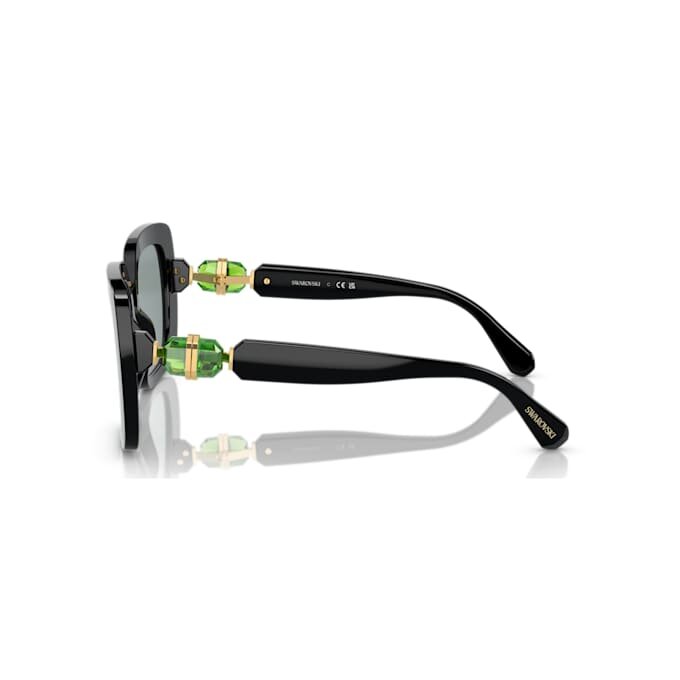 Ochelari de soare supradimensionați, formă pătrată, SK6001, negru Ochelari de soare supradimensionați, formă pătrată, SK6001, negru