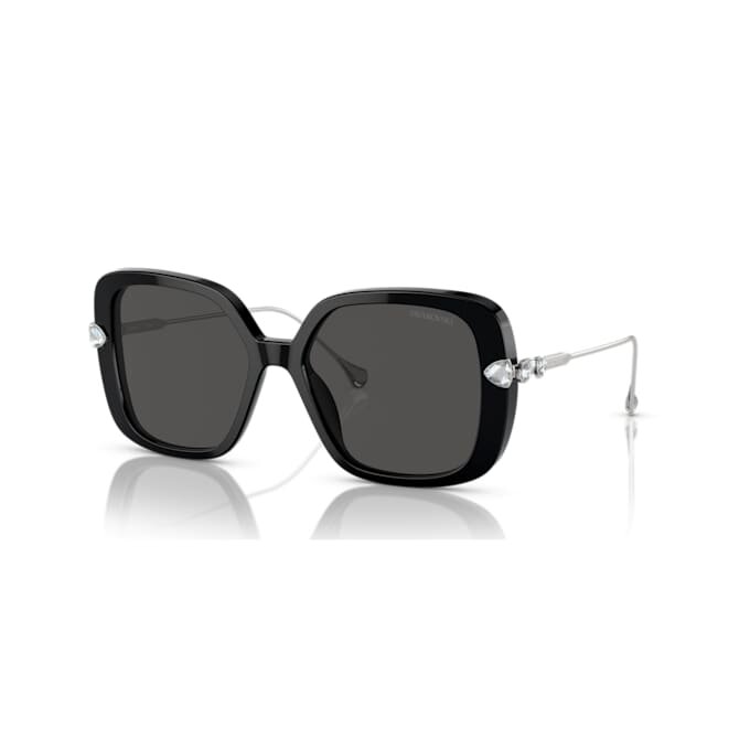 Ochelari de soare supradimensionați, formă pătrată, Sk6011, negru Ochelari de soare supradimensionați, formă pătrată, Sk6011, negru