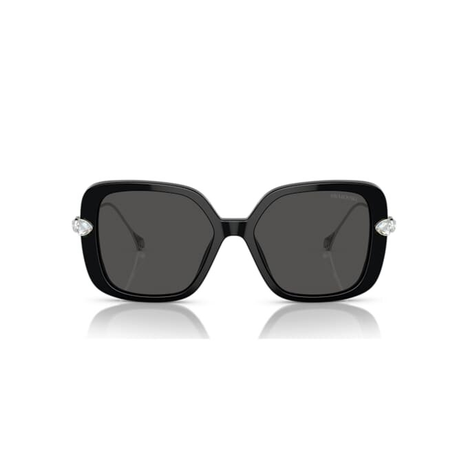 Ochelari de soare supradimensionați, formă pătrată, Sk6011, negru Ochelari de soare supradimensionați, formă pătrată, Sk6011, negru
