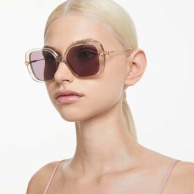 Ochelari de soare supradimensionați, formă pătrată, Sk6011, violet Ochelari de soare supradimensionați, formă pătrată, Sk6011, violet