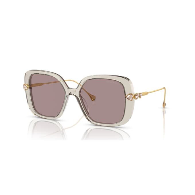 Ochelari de soare supradimensionați, formă pătrată, Sk6011, violet Ochelari de soare supradimensionați, formă pătrată, Sk6011, violet