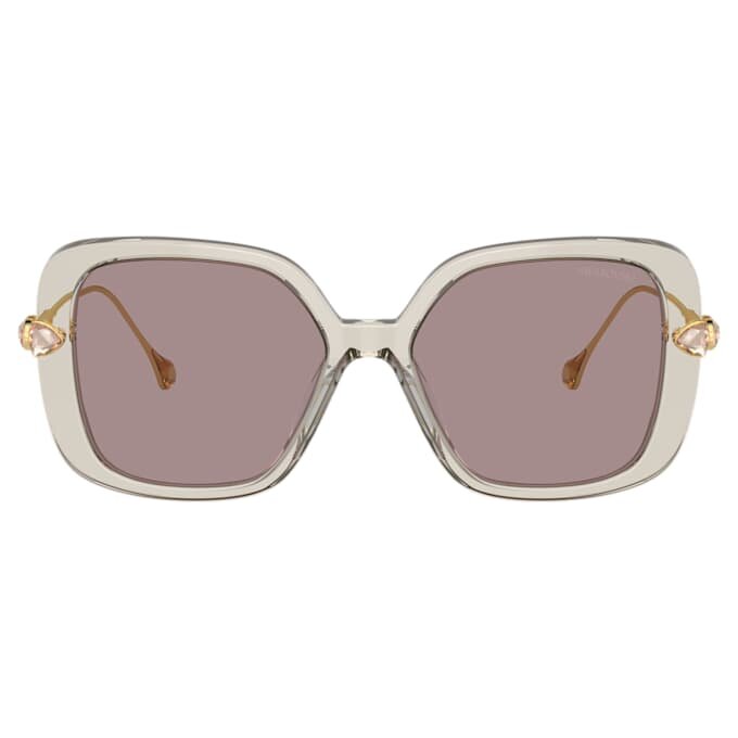 Ochelari de soare supradimensionați, formă pătrată, Sk6011, violet Ochelari de soare supradimensionați, formă pătrată, Sk6011, violet