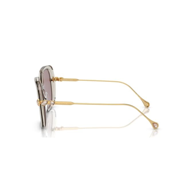 Ochelari de soare supradimensionați, formă pătrată, Sk6011, violet Ochelari de soare supradimensionați, formă pătrată, Sk6011, violet