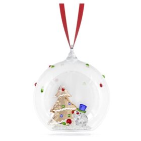 Ornament de brad „Holiday Cheers” cu om de zăpadă