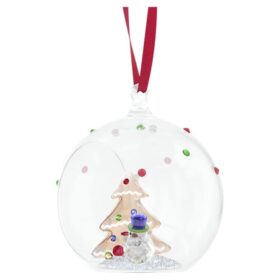Ornament de brad „Holiday Cheers” cu om de zăpadă