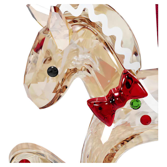 Ornament de Crăciun „Holiday Cheers” – cal de lemn balansoar în formă de turtă dulce Ornament de Crăciun „Holiday Cheers” – cal de lemn balansoar în formă de turtă dulce