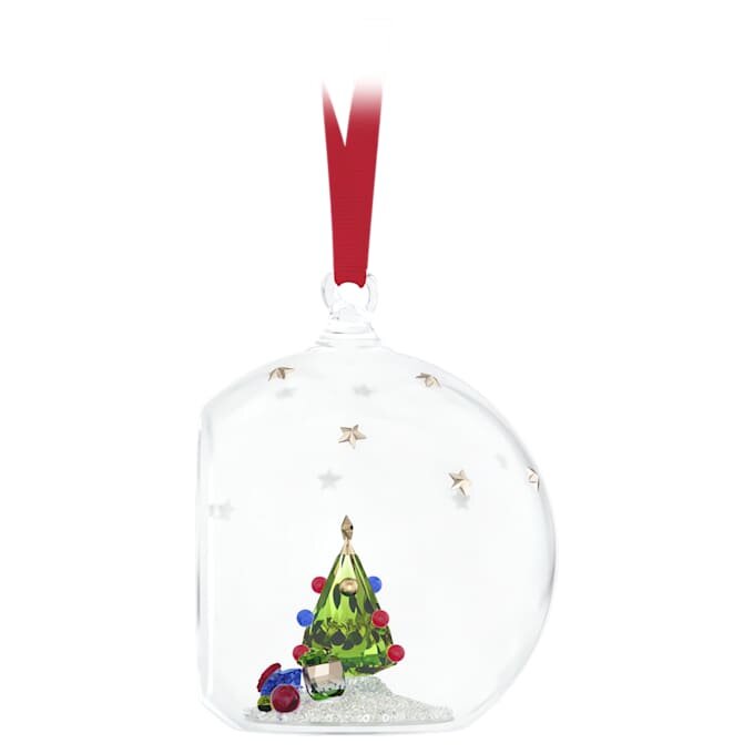 Ornament pentru brad „Holiday Cheers” în formă de bilă cu cadouri Ornament pentru brad „Holiday Cheers” în formă de bilă cu cadouri