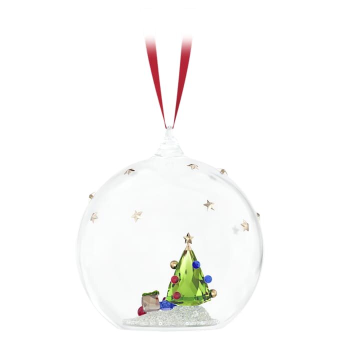 Ornament pentru brad „Holiday Cheers” în formă de bilă cu cadouri Ornament pentru brad „Holiday Cheers” în formă de bilă cu cadouri