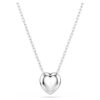 Pandantiv Ariana Grande X Swarovski cu tăieturi mixte, inimă, alb, placat cu rodiu Pandantiv Ariana Grande X Swarovski cu tăieturi mixte, inimă, alb, placat cu rodiu