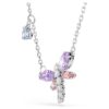 Pandantiv Ariana Grande X Swarovski cu tăieturi mixte, libelulă, multicolor, placat cu rodiu Pandantiv Ariana Grande X Swarovski cu tăieturi mixte, libelulă, multicolor, placat cu rodiu