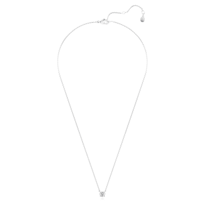 Pandantiv Eternity cu diamante create în laborator, 0,5 carate în total, formă rotundă, argint sterling Pandantiv Eternity cu diamante create în laborator, 0,5 carate în total, formă rotundă, argint sterling