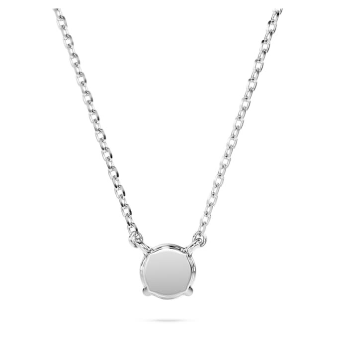 Pandantiv Eternity cu diamante create în laborator, 0,5 carate în total, formă rotundă, argint sterling Pandantiv Eternity cu diamante create în laborator, 0,5 carate în total, formă rotundă, argint sterling