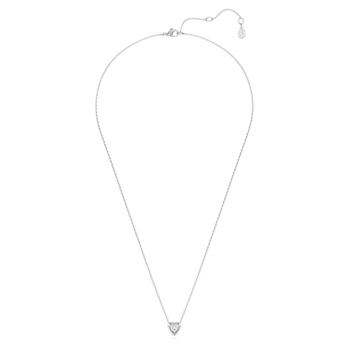 Pandantiv Eternity cu diamante create în laborator, 0,5 carate în total, în formă de inimă, argint sterling Pandantiv Eternity cu diamante create în laborator, 0,5 carate în total, în formă de inimă, argint sterling