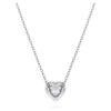 Pandantiv Eternity cu diamante create în laborator, 0,5 carate în total, în formă de inimă, argint sterling Pandantiv Eternity cu diamante create în laborator, 0,5 carate în total, în formă de inimă, argint sterling