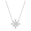 Pandantiv Galaxy cu diamante create în laborator, 0,5 carate în total, formă rotundă, aur alb de 14K Pandantiv Galaxy cu diamante create în laborator, 0,5 carate în total, formă rotundă, aur alb de 14K