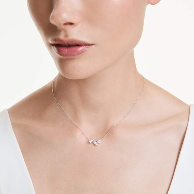 Pandantiv Galaxy cu diamante create în laborator, 0,82 carate în total, forme mixte, argint sterling Pandantiv Galaxy cu diamante create în laborator, 0,82 carate în total, forme mixte, argint sterling