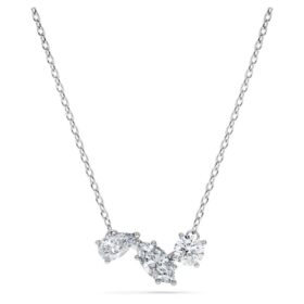 Pandantiv Galaxy cu diamante create în laborator, 0,82 carate în total, forme mixte, argint sterling