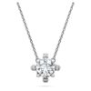 Pandantiv Galaxy cu diamante create în laborator, 1,05 carate în total, formă rotundă, aur alb de 14K Pandantiv Galaxy cu diamante create în laborator, 1,05 carate în total, formă rotundă, aur alb de 14K