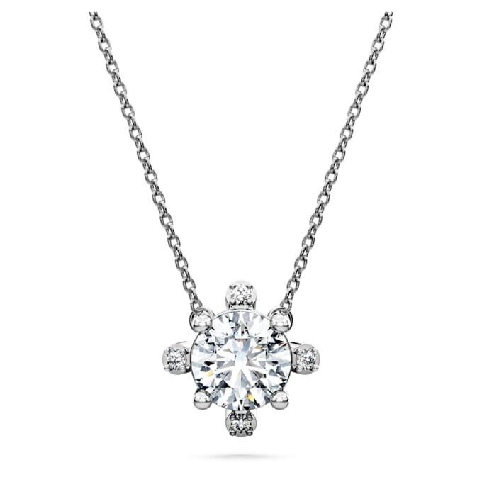 Pandantiv Galaxy cu diamante create în laborator, 1,05 carate în total, formă rotundă, aur alb de 14K Pandantiv Galaxy cu diamante create în laborator, 1,05 carate în total, formă rotundă, aur alb de 14K