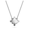 Pandantiv Galaxy cu diamante create în laborator, 1,05 carate în total, formă rotundă, aur alb de 14K Pandantiv Galaxy cu diamante create în laborator, 1,05 carate în total, formă rotundă, aur alb de 14K
