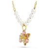 Pandantiv Idyllia cu perle de cristal, tăieturi mixte, floare, multicolor, placat cu aur Pandantiv Idyllia cu perle de cristal, tăieturi mixte, floare, multicolor, placat cu aur