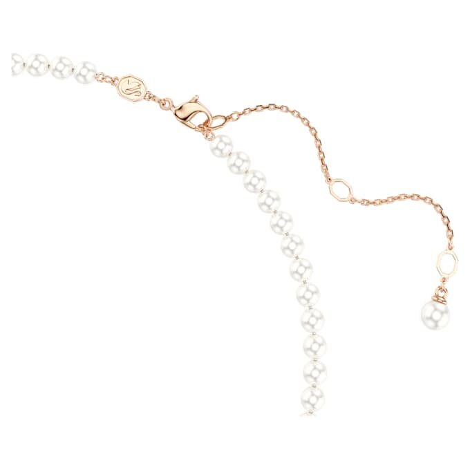 Pandantiv Idyllia cu perle de cristal, tăieturi mixte, floare, multicolor, placat cu aur roz Pandantiv Idyllia cu perle de cristal, tăieturi mixte, floare, multicolor, placat cu aur roz