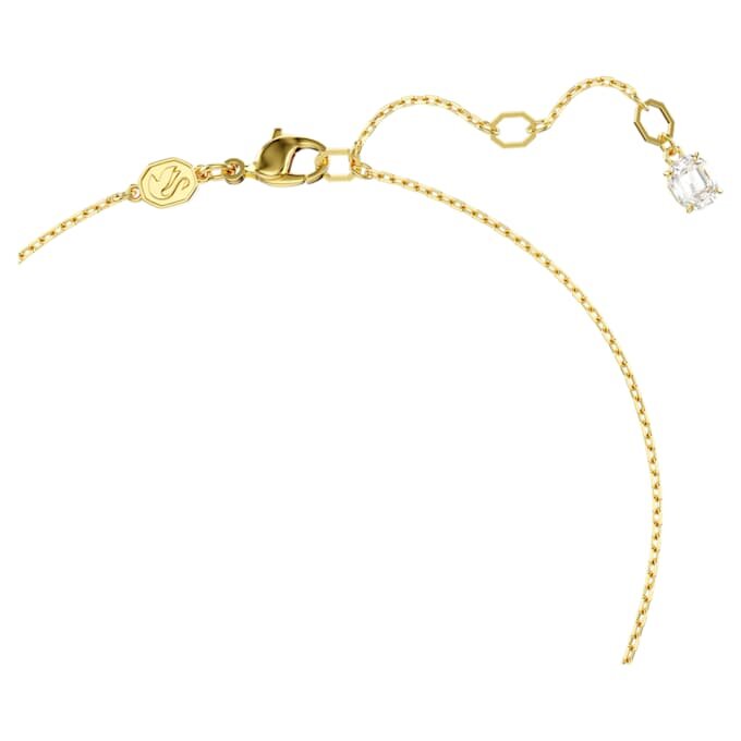 Pandantiv Idyllia cu tăietură octogonală, perlă de cristal, inimă, roz, placat cu aur Pandantiv Idyllia cu tăietură octogonală, perlă de cristal, inimă, roz, placat cu aur