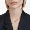 Pandantiv Lebădă, Negru, Finisaj din metale mixte Pandantiv Lebădă, Negru, Finisaj din metale mixte