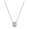 Pandantiv octogonal cu diamante create în laborator, 0,5 Ct în total, formă octogonală, aur alb de 14K Pandantiv octogonal cu diamante create în laborator, 0,5 Ct în total, formă octogonală, aur alb de 14K