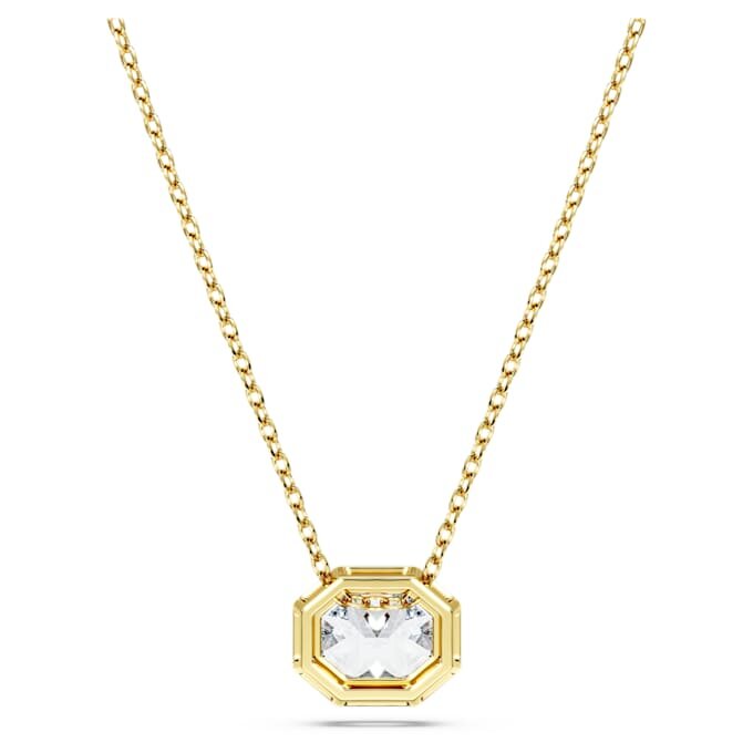Pandantiv octogonal cu diamante create în laborator, 1,0 carate în total, formă octogonală, aur galben de 14K Pandantiv octogonal cu diamante create în laborator, 1,0 carate în total, formă octogonală, aur galben de 14K