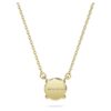 Pandantiv solitar Eternity cu diamante create în laborator, 1 Ct Tw, formă rotundă, aur galben de 14K Pandantiv solitar Eternity cu diamante create în laborator, 1 Ct Tw, formă rotundă, aur galben de 14K
