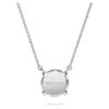Pandantiv solitar „Eternity” cu diamante create în laborator, 2 carate în total, formă rotundă, aur alb de 14K